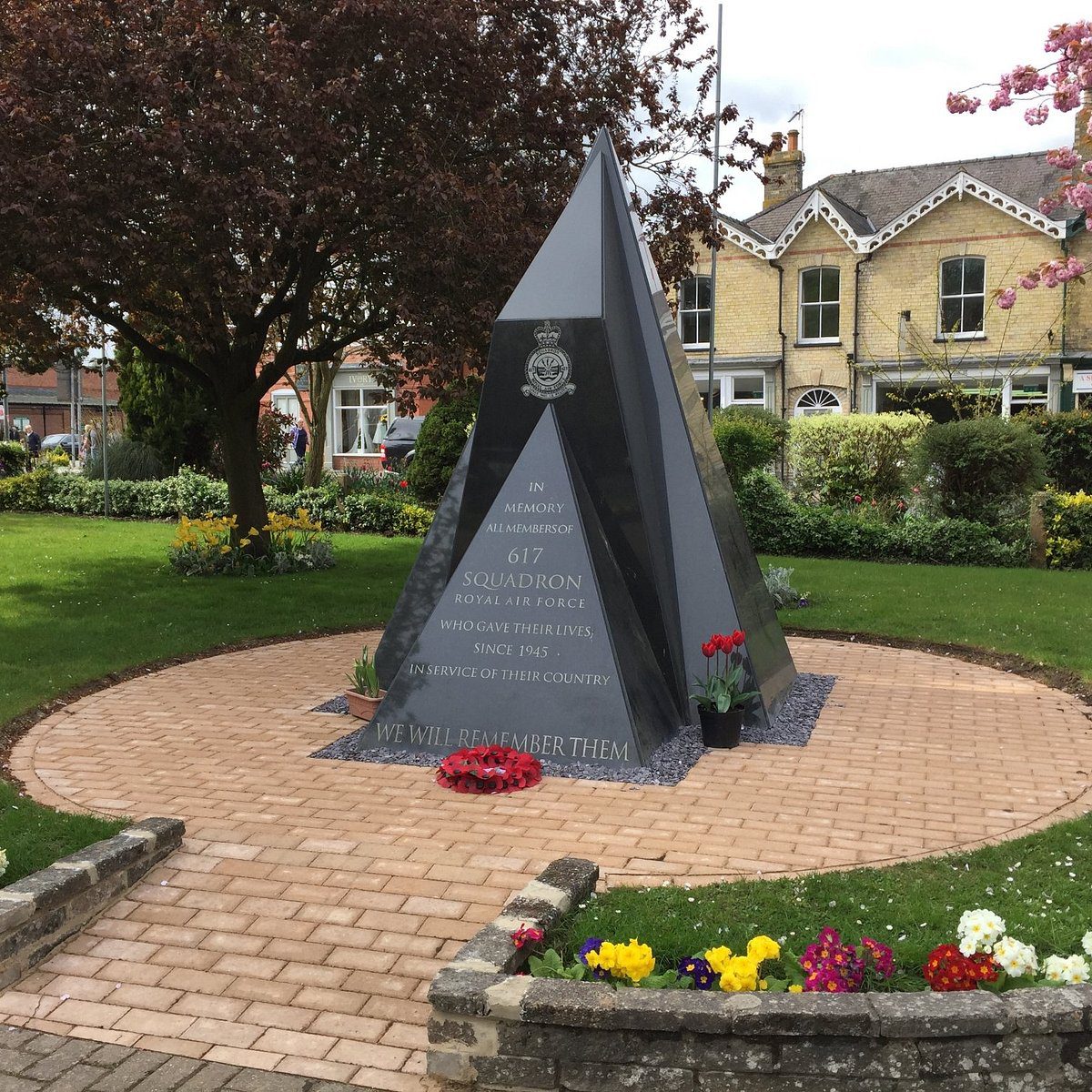 World War II memorial in Woodhall Spa