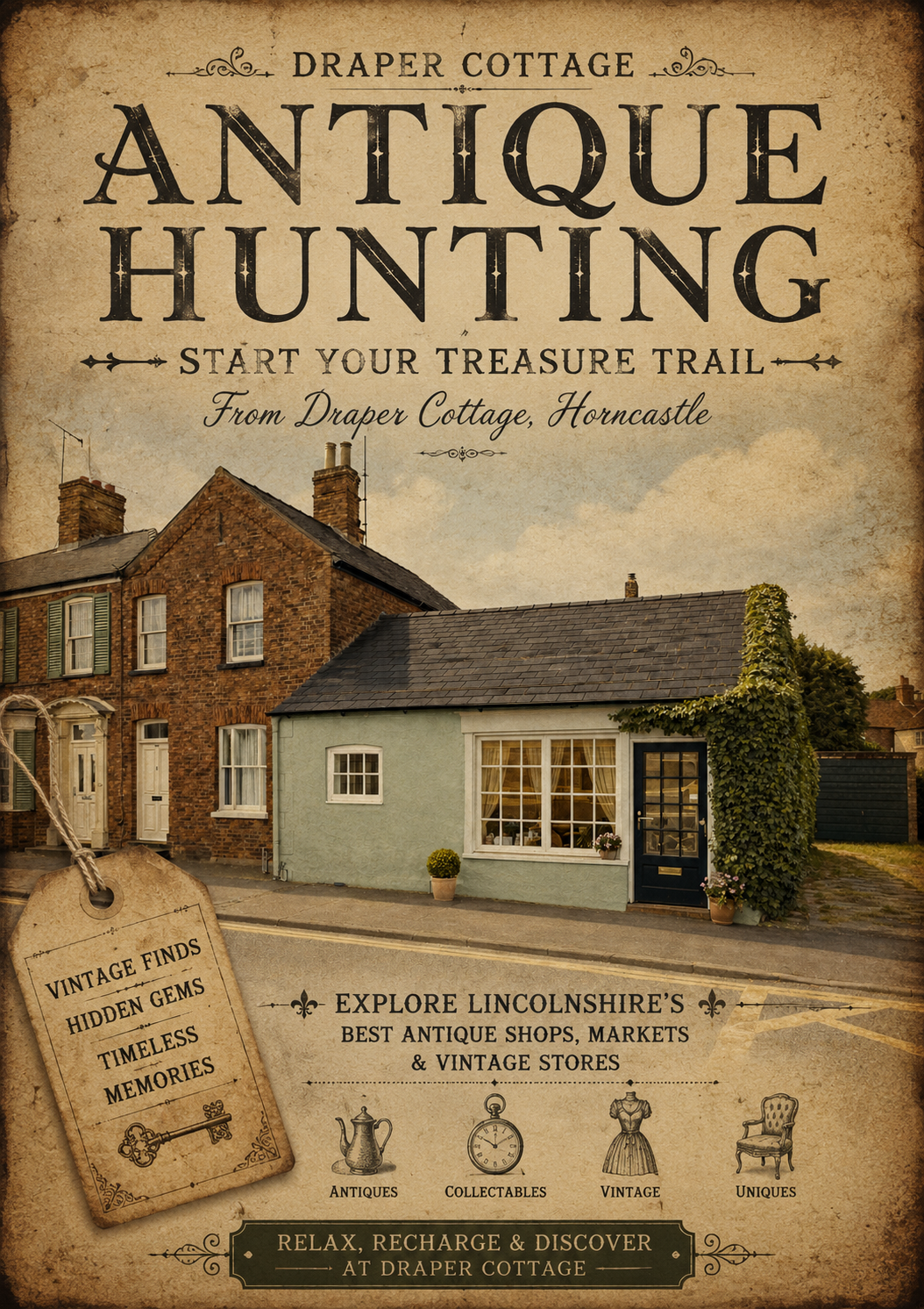 antique hunting from draper cottage