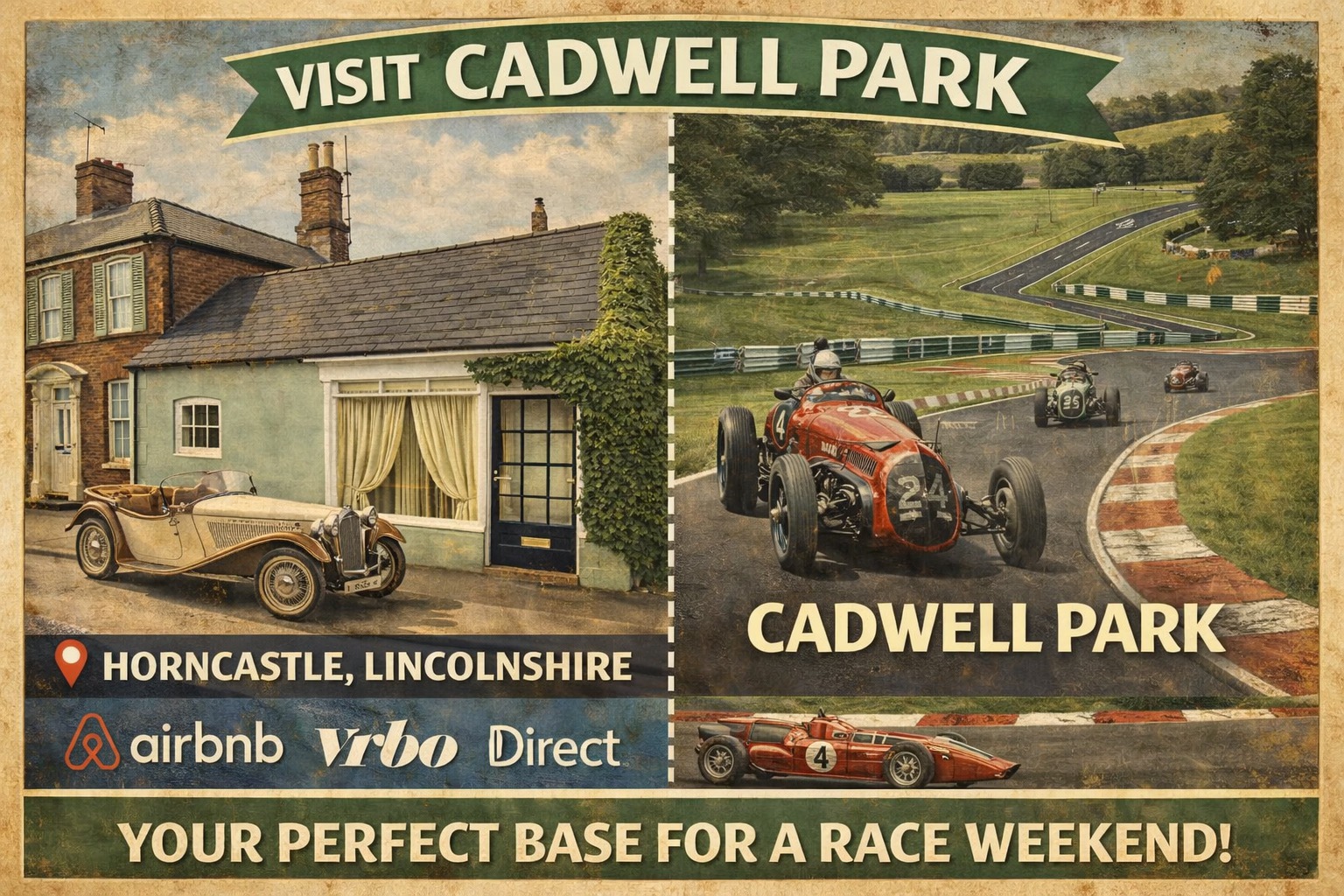 cadwell park Draper Cottage Horncastle