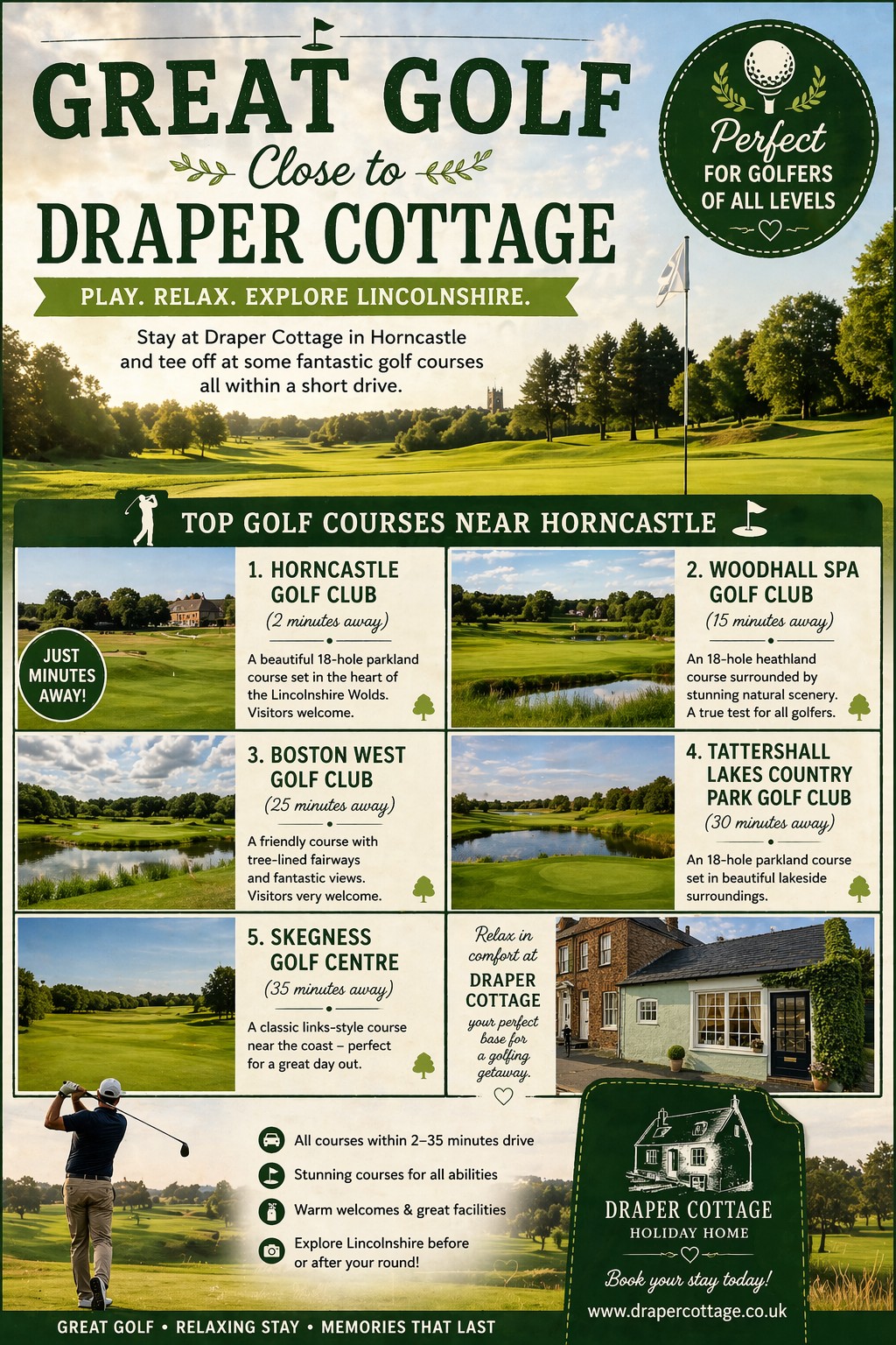 golf Draper Cottage
